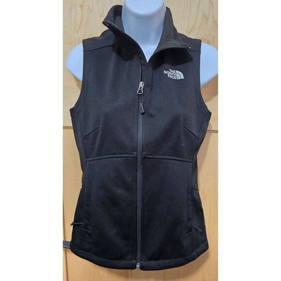 The North Face Black Full-Zip Softshell Vest Lightweight Outdoor Activewear - Picture 1 of 7